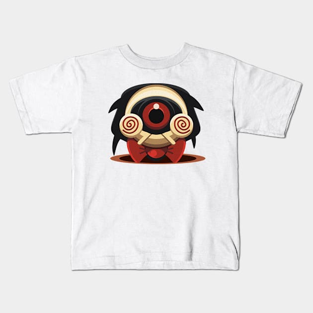 Jigsaw Abstract Eye Kids T-Shirt by jaytenart